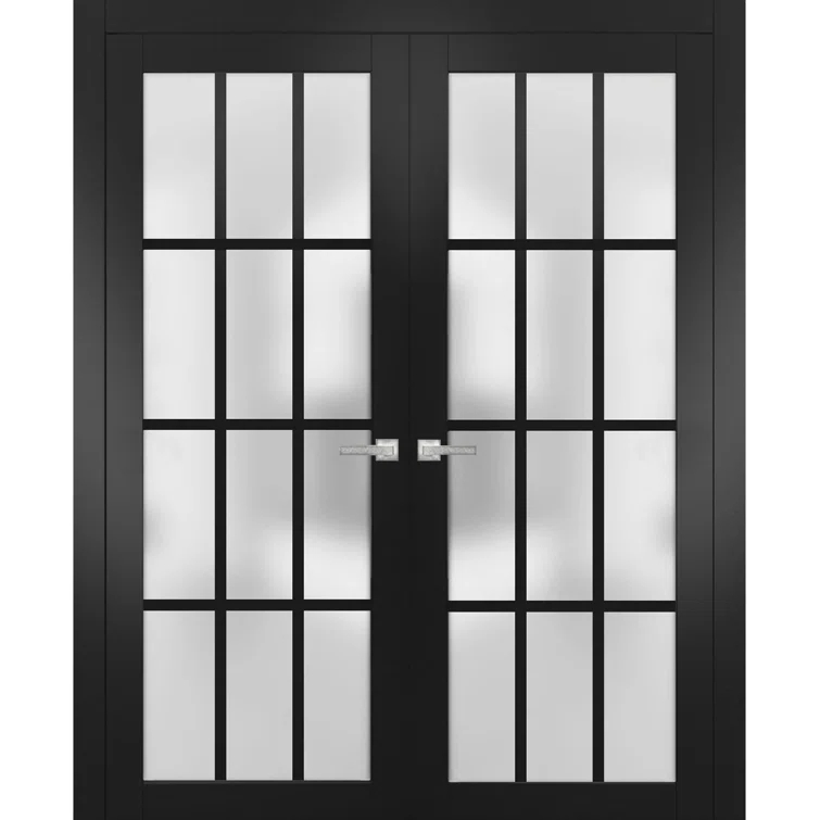 SARTODOORS Quadro Frosted Glass French Doors