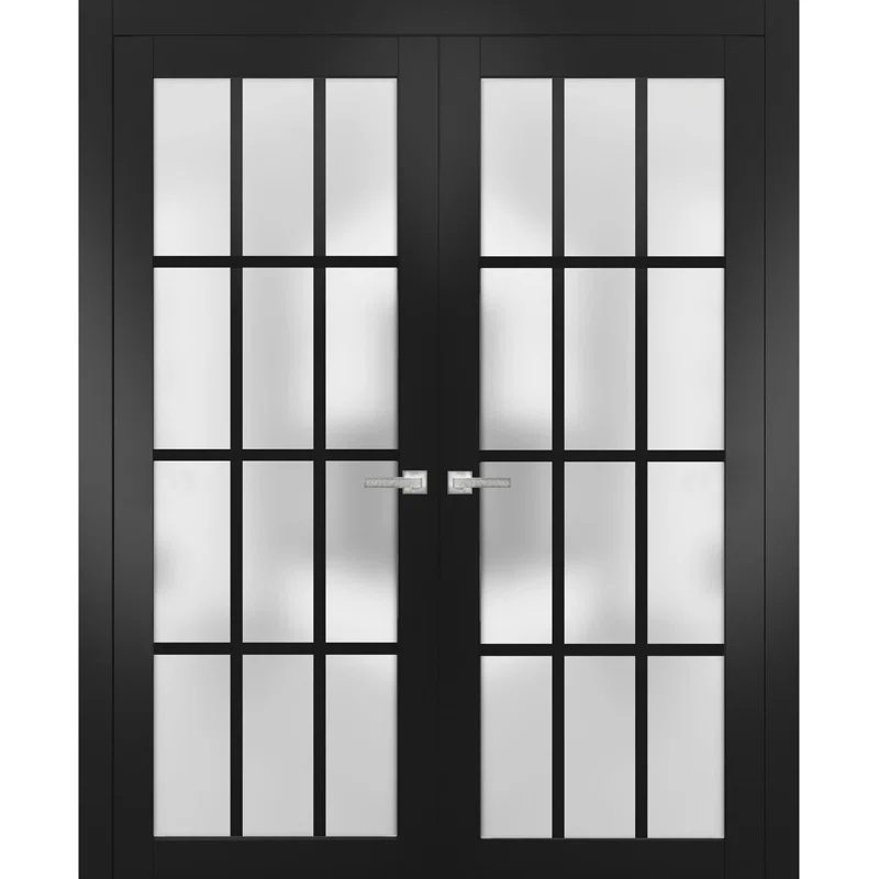 SARTODOORS Quadro Frosted Glass French Doors