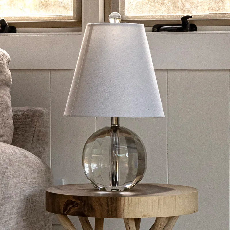 Rosdorf Park Charlton Crystal Table Lamp