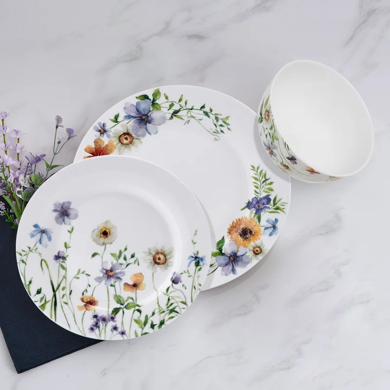 Mikasa Mikasa Audrina 12-Piece Dinnerware Set, Service For 4