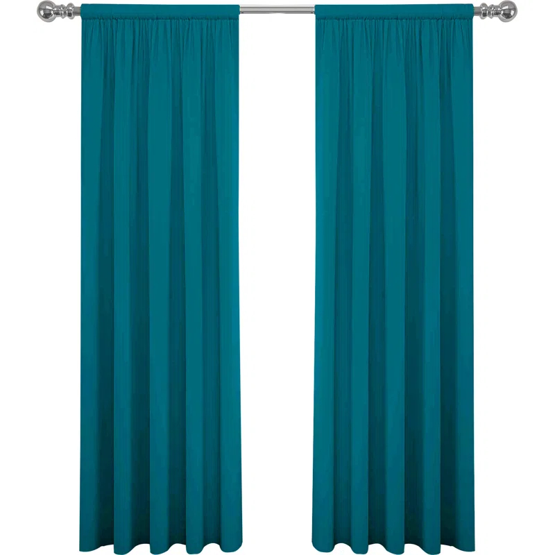 Eclipse Cadenza Microfiber Rod Pocket Panel Pair (2 Panels) (Set of 2)