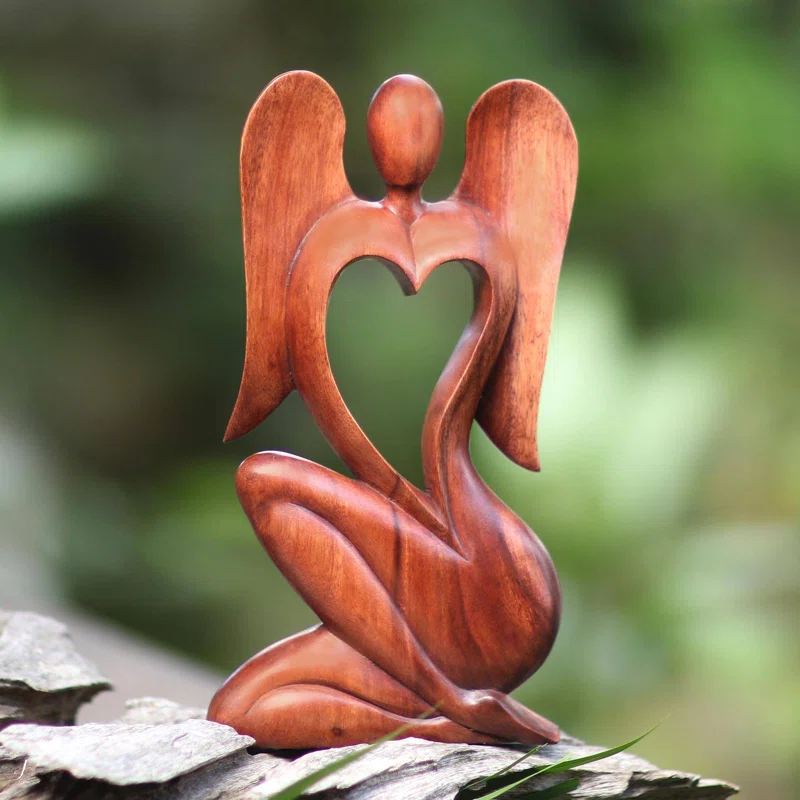 Arlmont & Co. People Wood Garden Statue