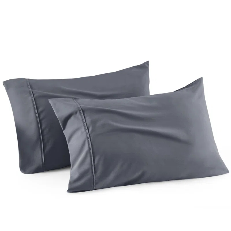 Bedsure Bedsure Pillow Cases Queen Size Set Of 2 - Polyester & Rayon Derived From Bamboo Cooling Pillowcase, Breathable, Soft And Wrinkle-Free Pillow Covers With Envelope Closure, Gifts, 20X30 Inches