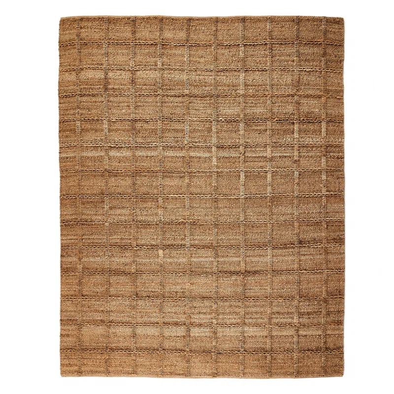 Gracie Oaks Hanne Jute Area Rug for Dining Room Living Room, Natural
