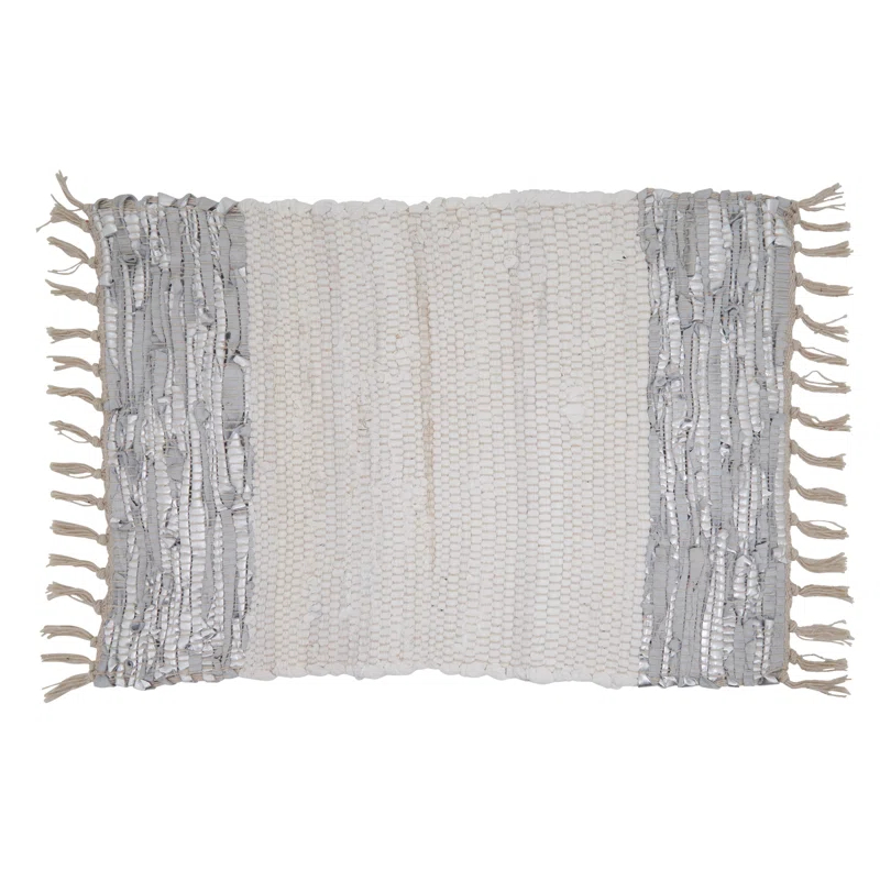 Saro Les Fêtes Chindi Striped Rectangle Placemat (Set of 4)