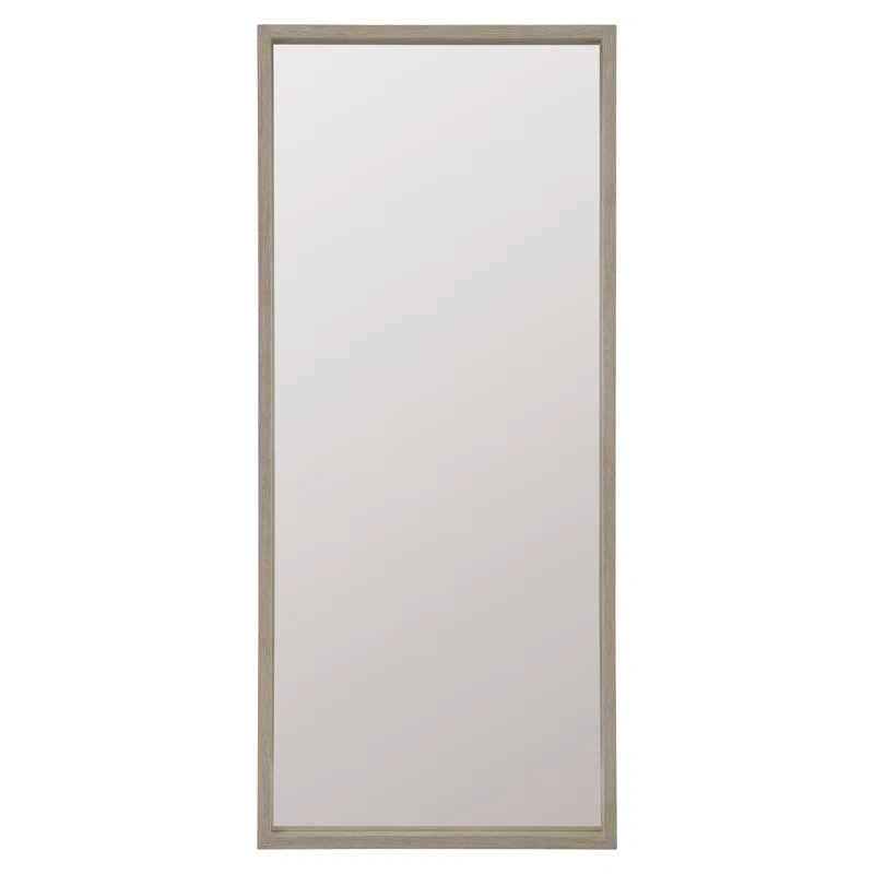 Solaria Wood Flat Wall Mirror
