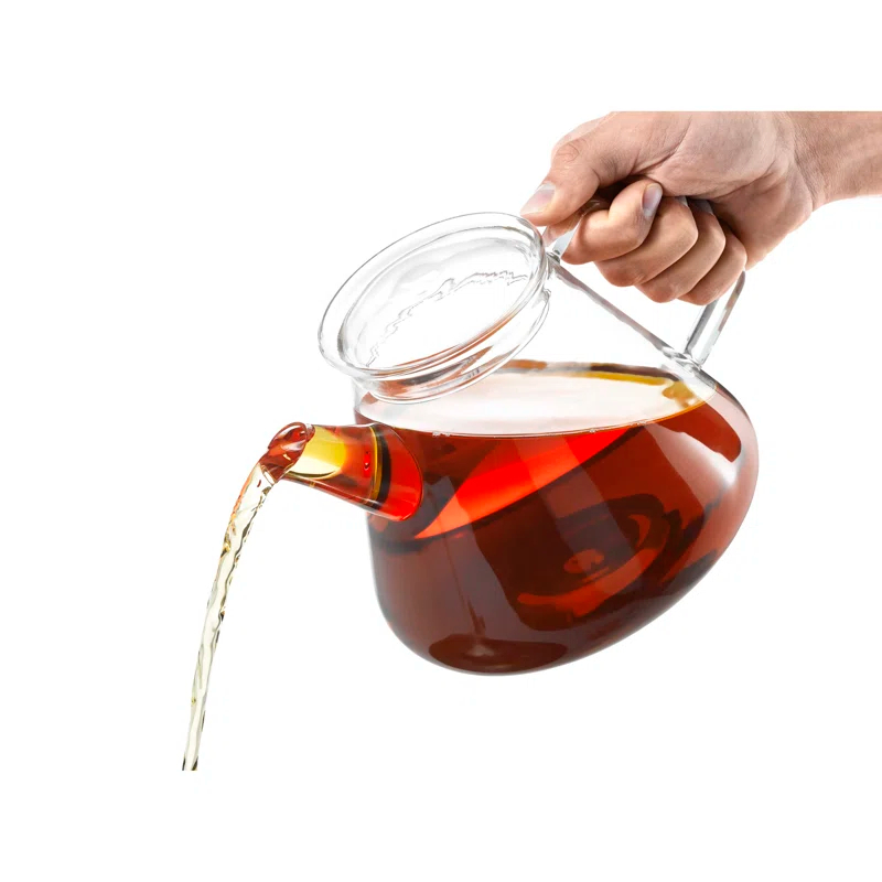 AdHoc AdHoc Orient+ Glass Teapot and Removable Infuser for Loose Leaf Tea 50oz