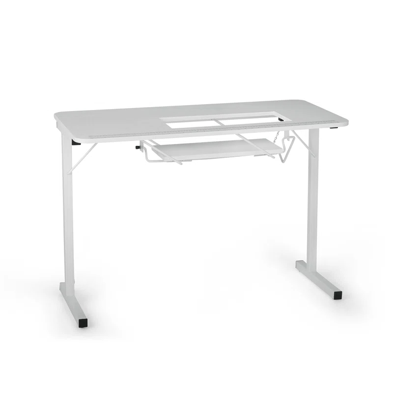 Gidget Sewing Table with Manual Machine Lift by Arrow Classic Sewing Furniture