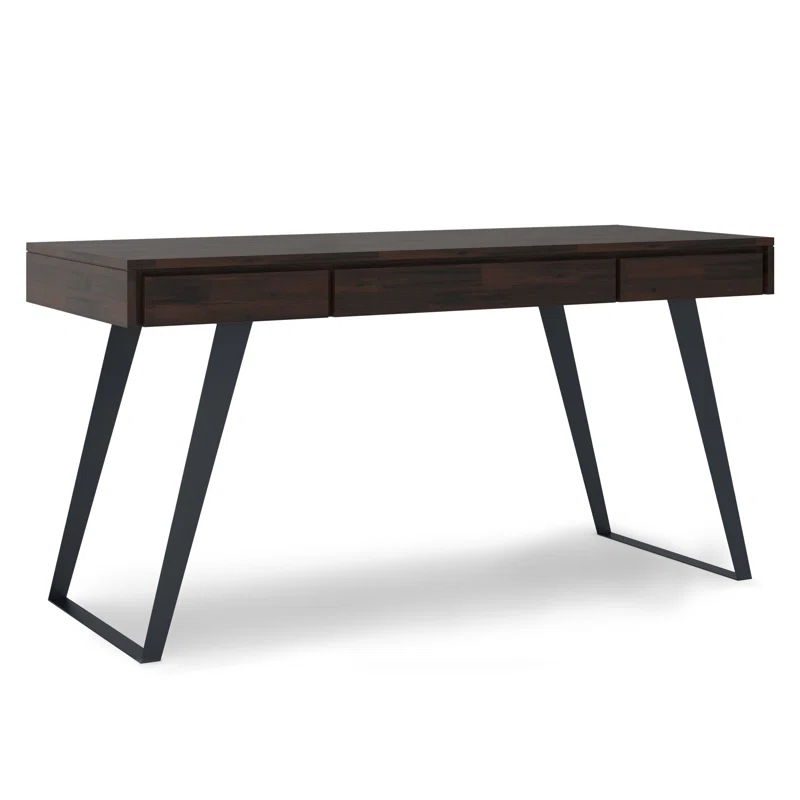 Simpli Home Lowry Solid Wood Desk