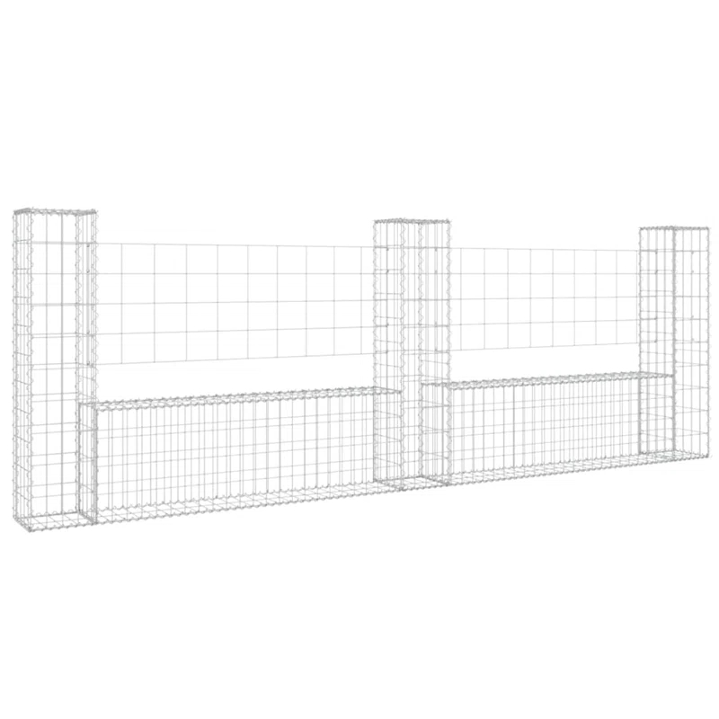 VidaXL Silver Metal Fence Panel