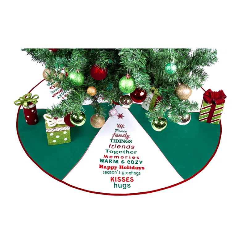 The Holiday Aisle Greeting Tree Skirt