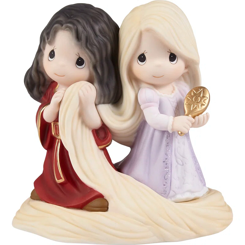 Precious Moments Disney Tangled Hold on to Your Dreams Bisque Porcelain Figurine