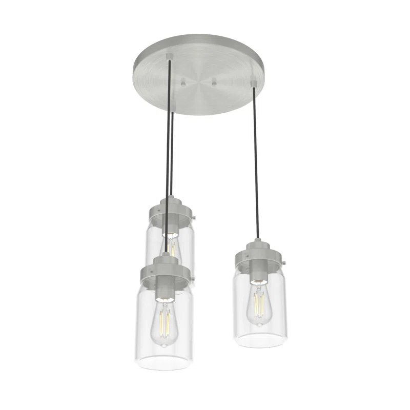 Hunter Fan Devon Park 3 - Light Unique Tiered Chandelier