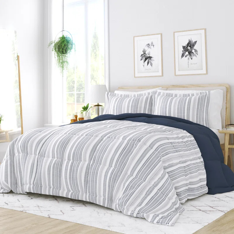 Becky Cameron Down Alternative Farmhouse Dreams Reversible Comforter Set