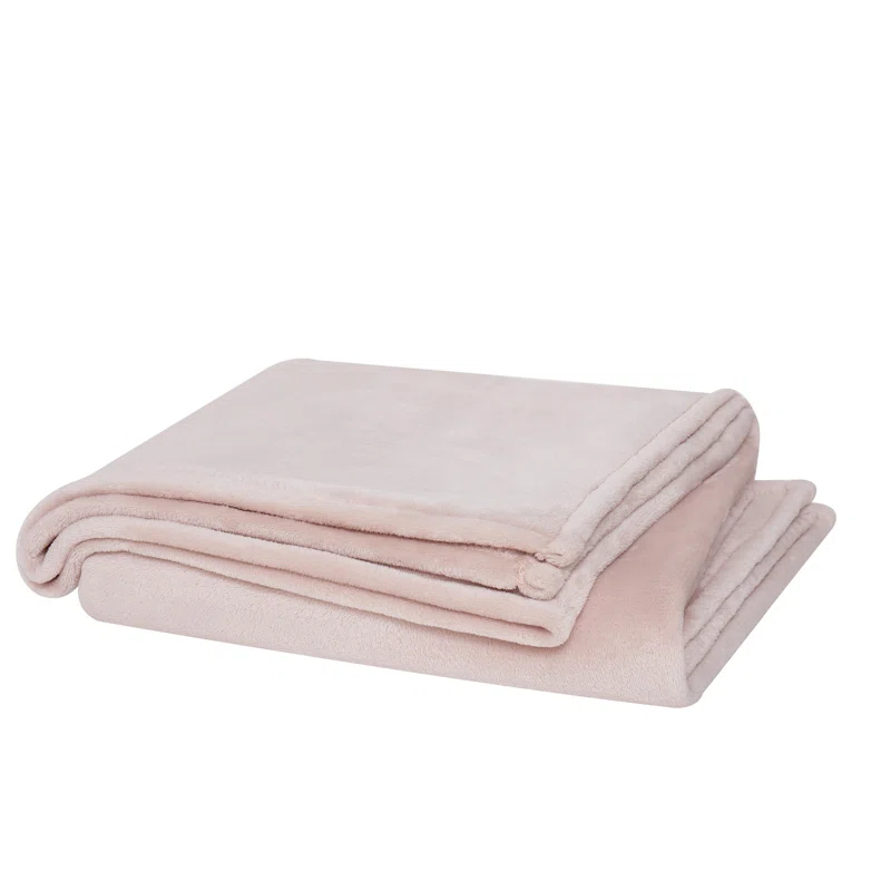 Cannon Cannon Solid Plush Throw Blanket