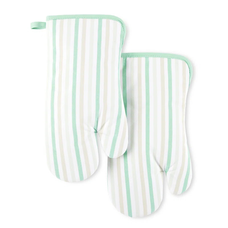 Martha Stewart Martha Stewart Daisy Stripe Oven Mitt (Set of 2)