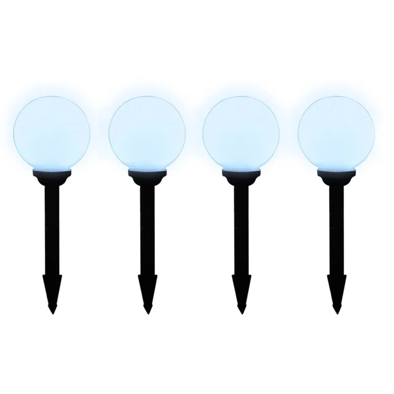 VidaXL Low Voltage Solar Powered Pathway Light (Set of 8)