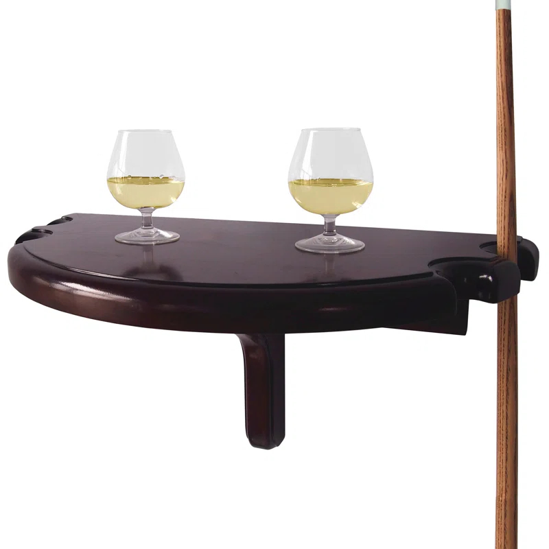 Hathaway Games Premium Half Moon Pool Cue Wall Shelf