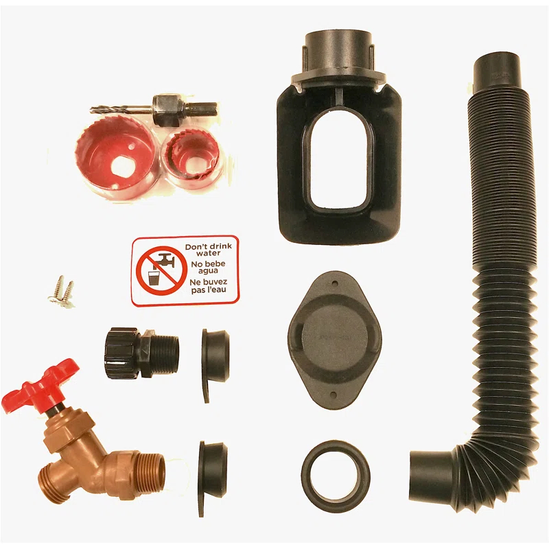 EarthMindedConsumerProducts EarthMindedConsumerProducts Plastic Drainable Diverter and Hose