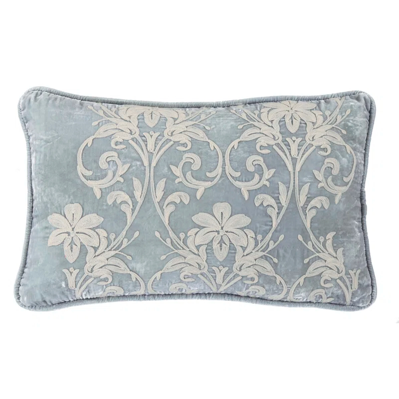 HiEnd Accents Belle Appliqued Throw Pillow