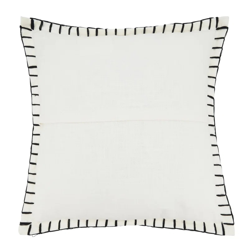 Saro Persephone Collection Cotton Pillow Cover