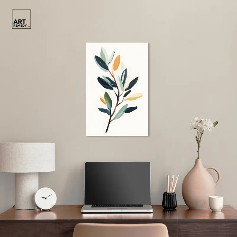 Art Remedy Prismatic Grove I Canvas Retro Poster Art by Art Remedy