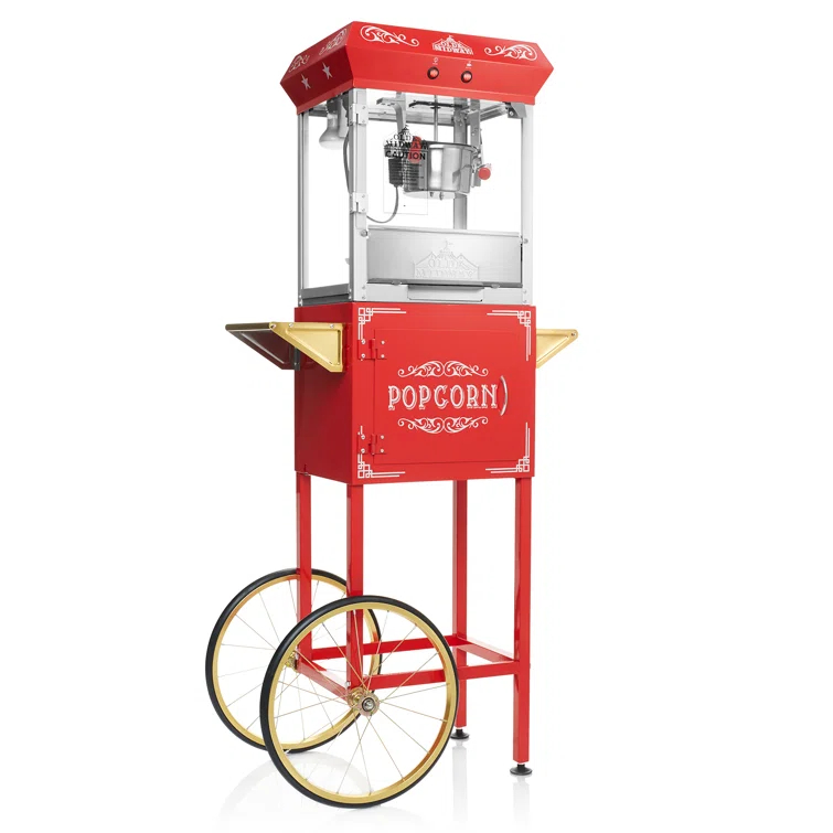 Olde Midway Olde Midway 6 Oz. Popcorn Machine Stand / Cart