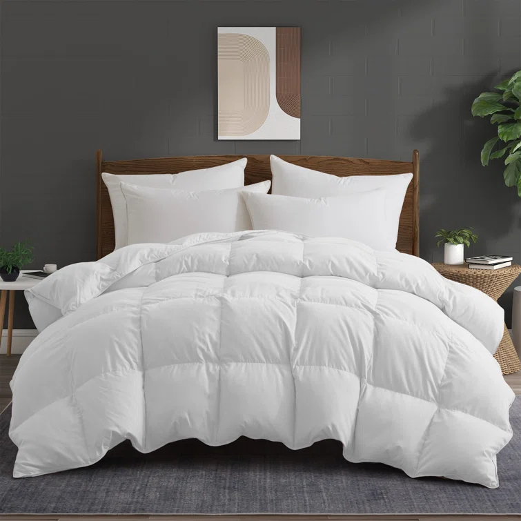 Peace Nest 600 Fill Power Goose Down and Feather All Season Comforter Duvet Insert