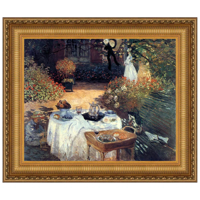 Vault W Artwork " The Luncheon, Monet's Garden At Argenteuil, 1873 " by Claude Monet