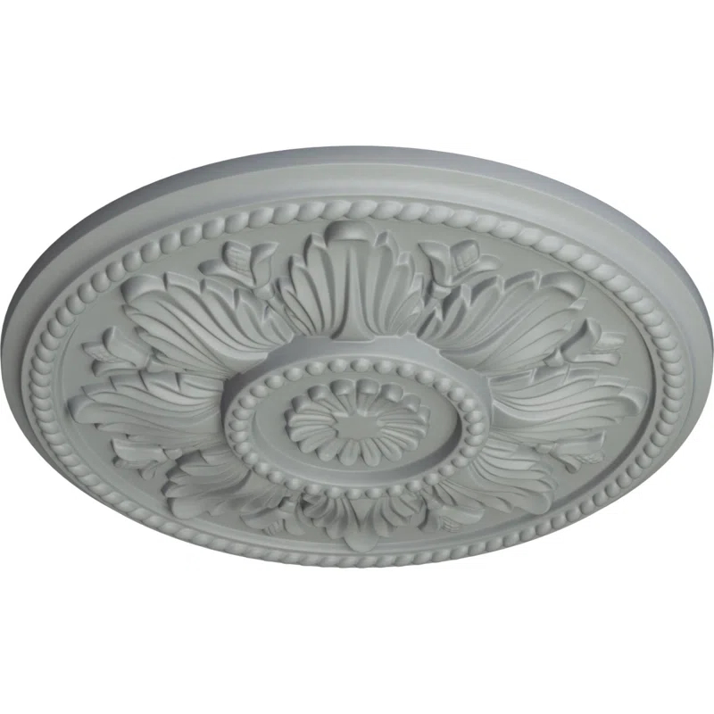 Ekena Millwork Edinburgh 18'' H x 18'' W D Urethane Ceiling Medallion