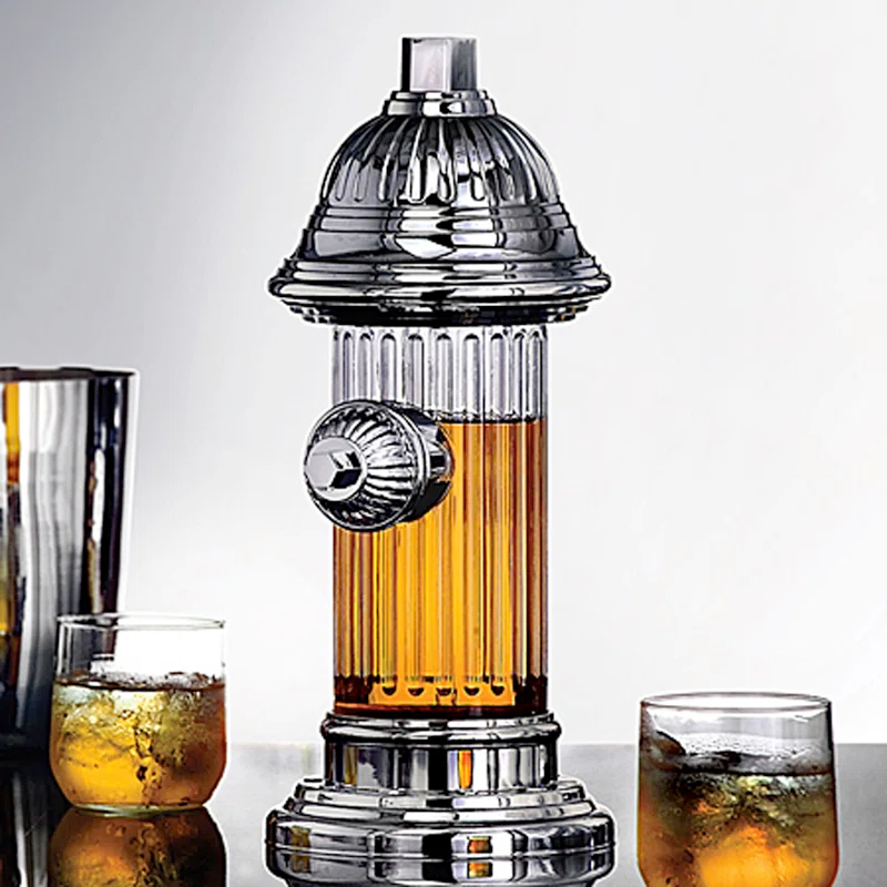 Godinger Silver Art Co Fire Hydrant Beverage Dispenser