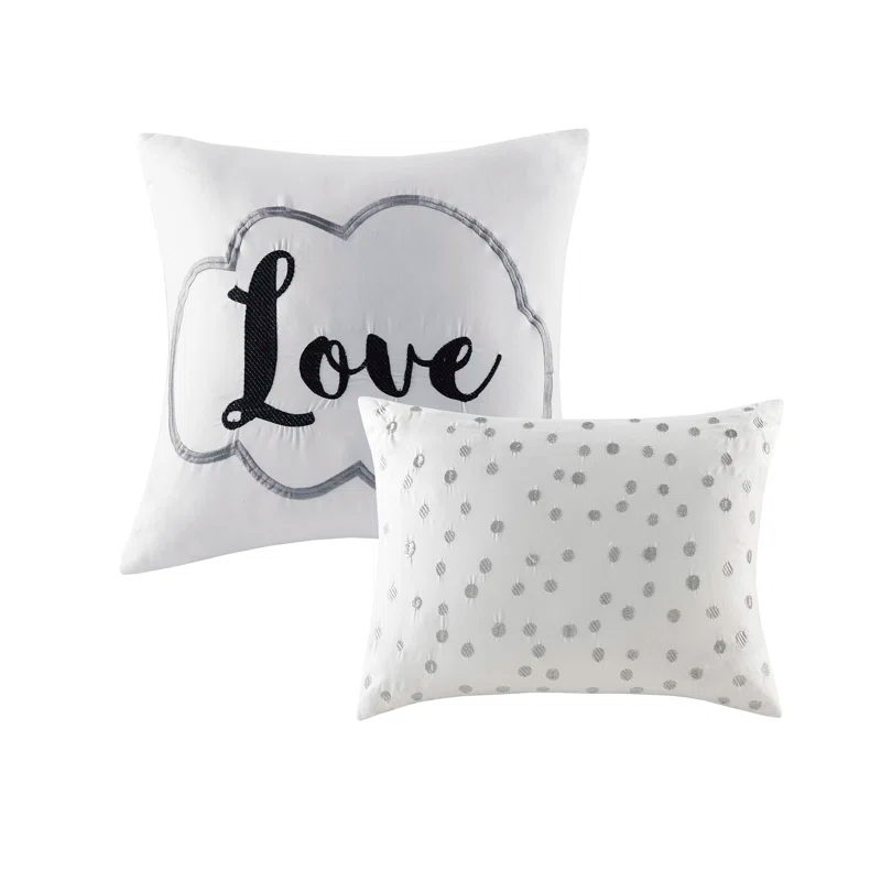 Intelligent Design Raina Metallic Printed Comforter Set