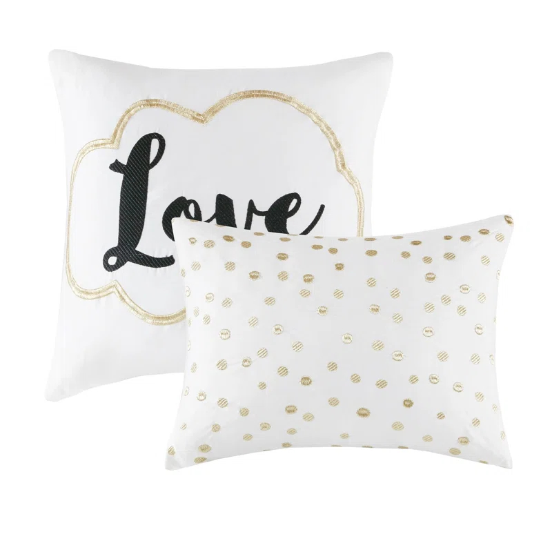 Intelligent Design Raina Metallic Printed Comforter Set