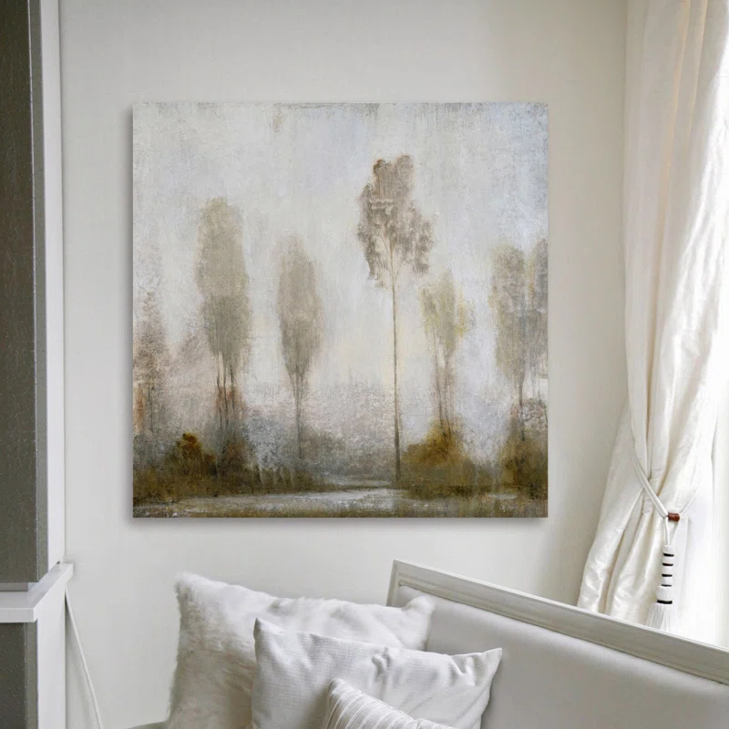 Marmont Hill "Misty Marsh II" Print on Wrapped Canvas