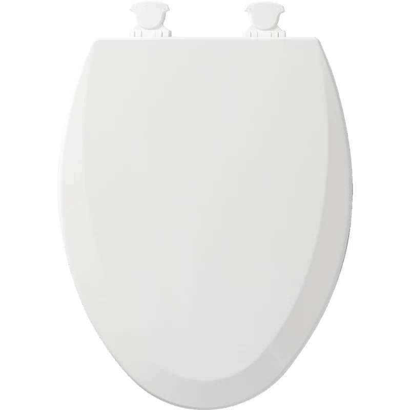 Bemis 1500EC Toilet Seat with Easy Clean & Change Hinges, Durable Wood