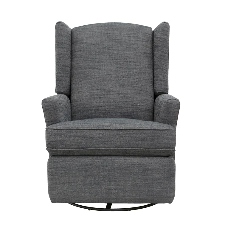 Heming Wingback Recliner Nursery Glider