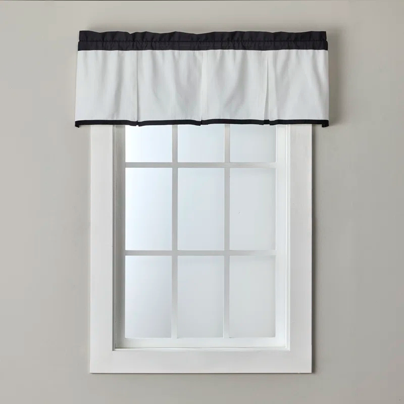 SKL Home Striped Tailored 48'' W Window Valance