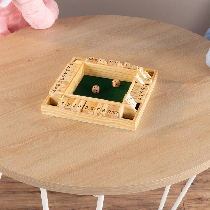 Hey! Play! Hey! Play! 4 Player Wood Mini Desktop Games