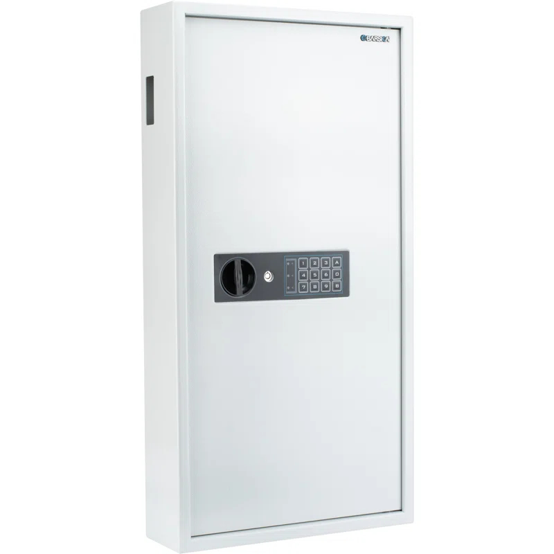 Barska 180 KEYS KEYPAD WALL KEY SAFE WHITE
