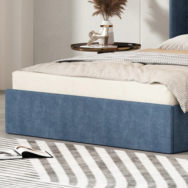 Latitude Run® Gaillarde Hydraulic Lift Up Storage Upholstered Platform Bed