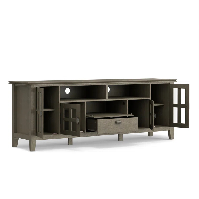Simpli Home Artisan SOLID WOOD TV Media Stand