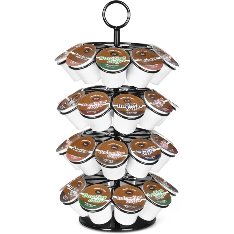 Anadea Carousel Holder and Organizer for 36 Pods - Spins 360 Degrees, Detachable