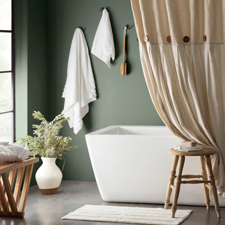Lush Decor Beckham Shower Curtain