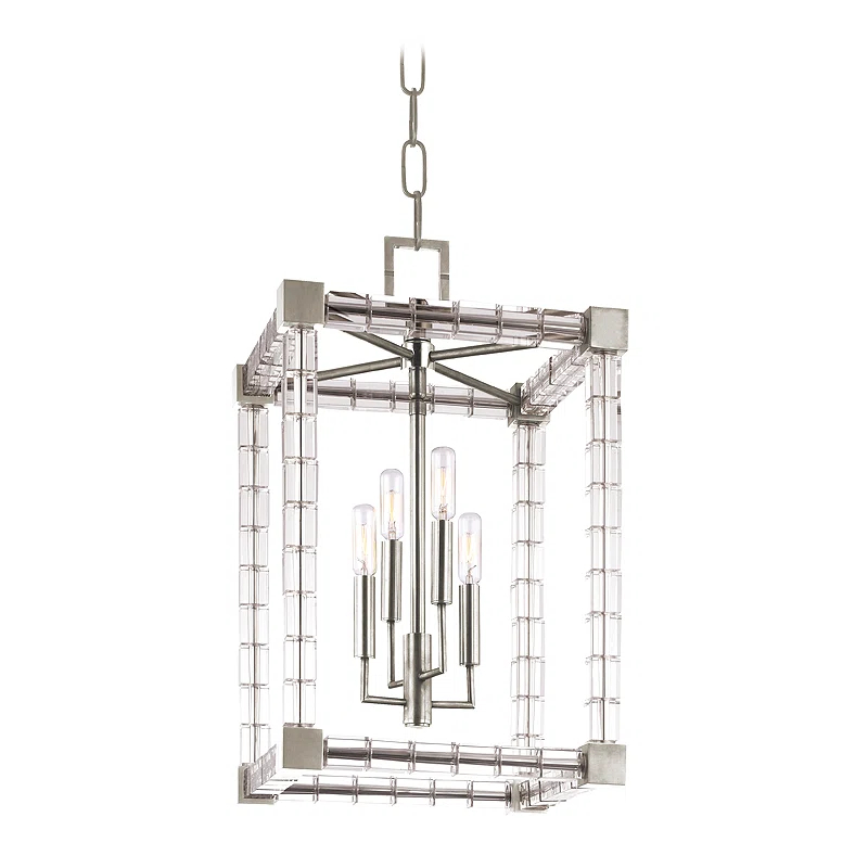 Hudson Valley Lighting Alpine 4 - Light Dimmable Square / Rectangle Chandelier