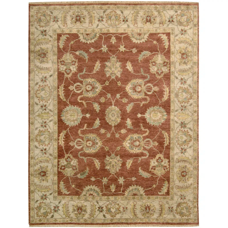 Charlton Home® Grandos Rust Oriental Rug