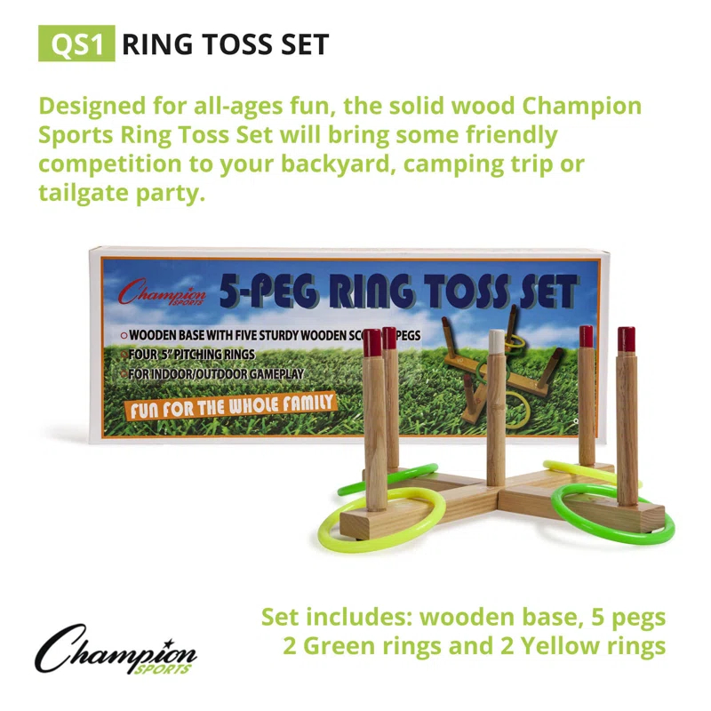 Champion Sports Champion Sports Washer And Ring Toss