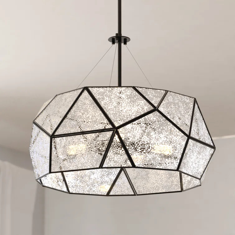 Everly Quinn 3 - Light Dimmable Geometric Chandelier