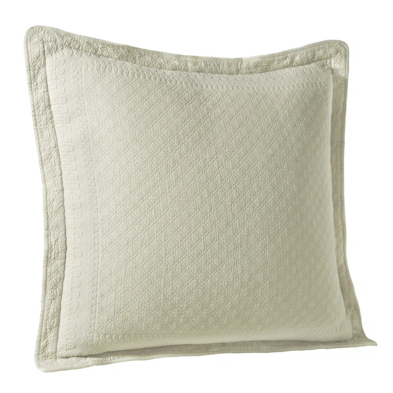 Historic Charleston King Charles Matelasse Cotton Pillow Sham