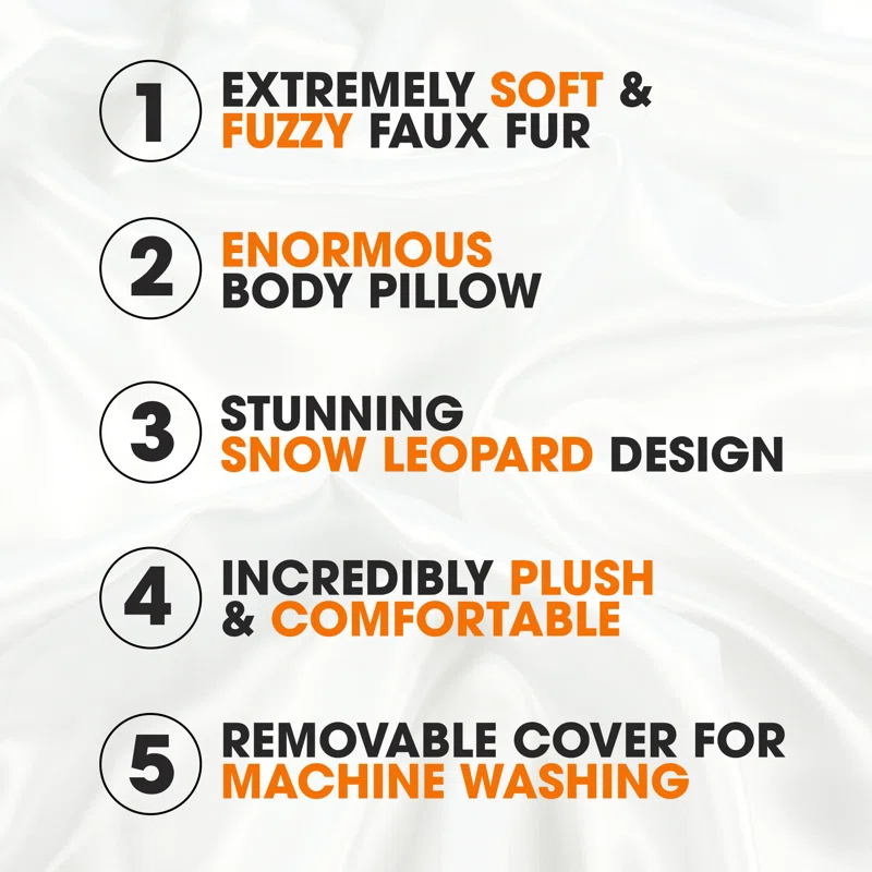 Cheer Collection Faux Fur Pillow Cover & Insert