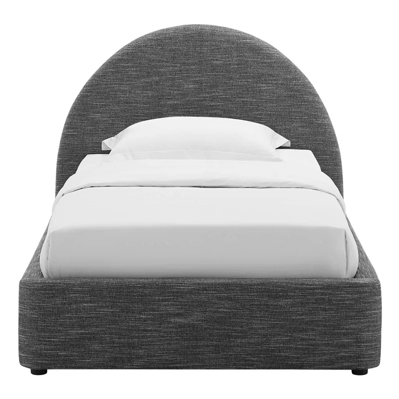 Modway Resort Performance Velvet Arched Round Platform Bed